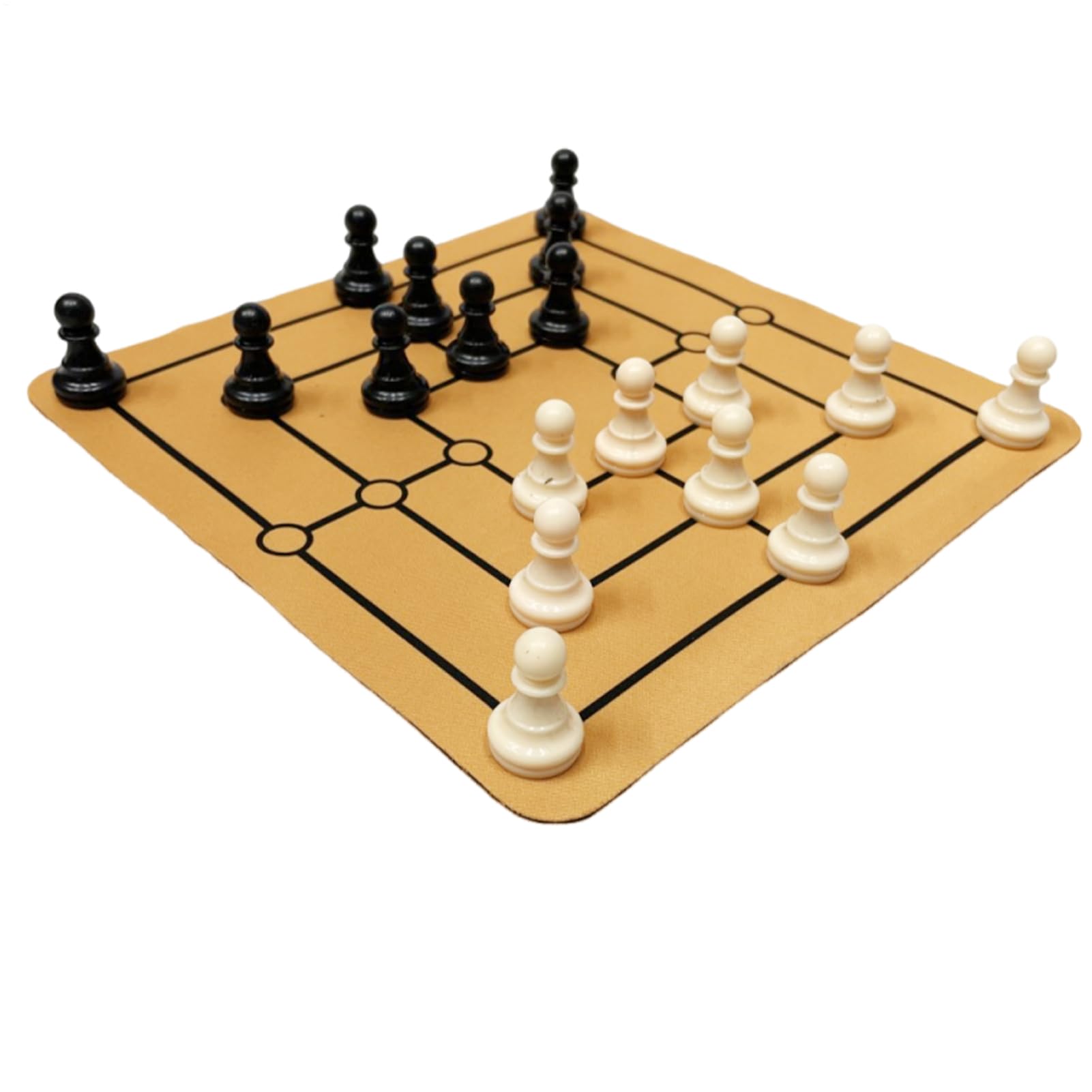 Chess Set for Adults,Strategy Chess Game with Handmade Pieces | Wooden Educational Toys Fine Motor Skills Family Fun, Portable Party Games for Kids Men Women Beginners