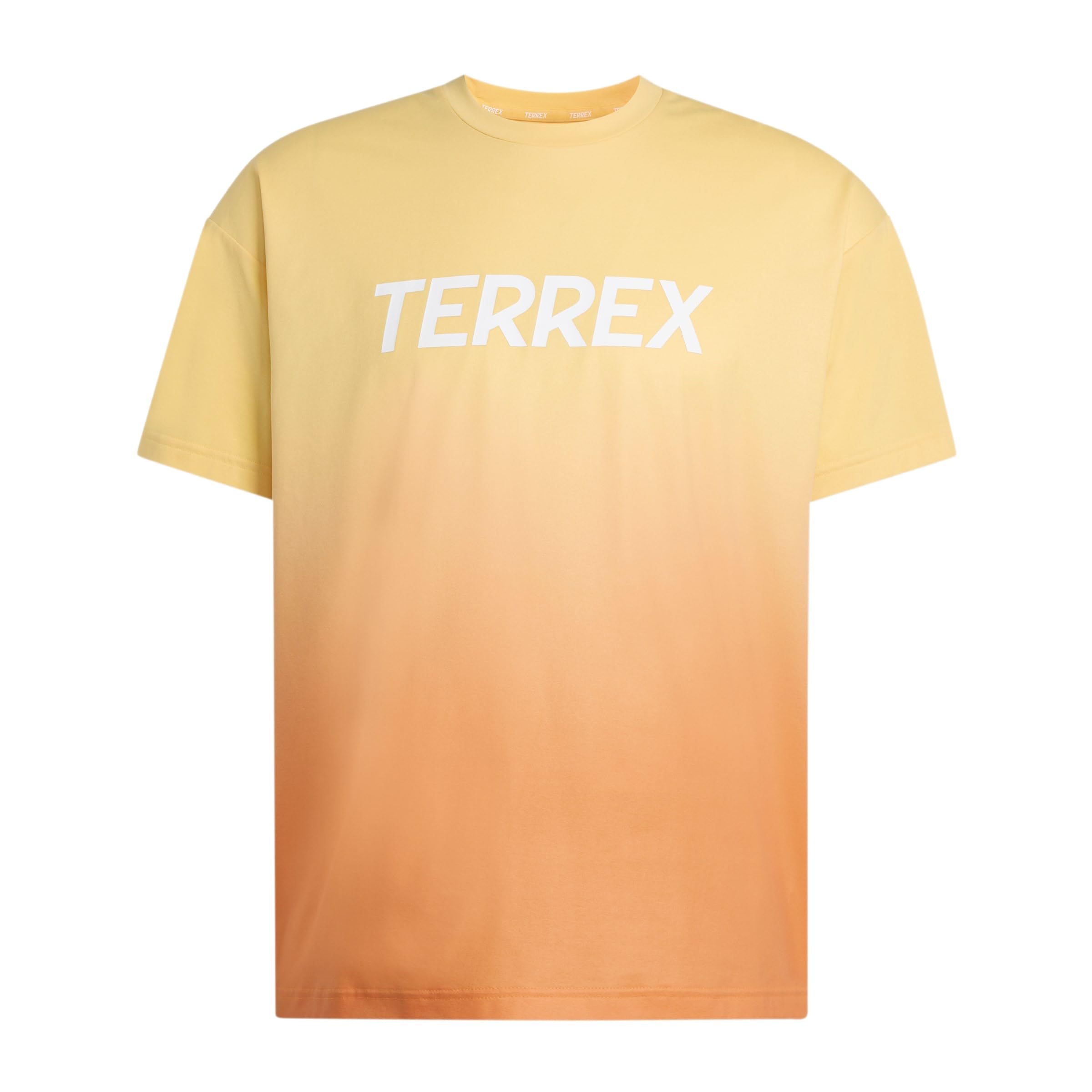 adidas Men's Terrex Multi Tee Meadow Pack, Semi Ice Tangerine, S