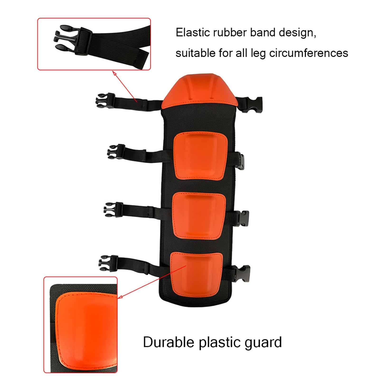 1Par De Polainas Ajustables Para Recortadora, Espinilleras Para Siega, Rodilleras Para Jardinería, Espinilleras Para Motosierra, Protectores De Piernas Para Desbrozadoras, Rodilleras De Alta Resistenc