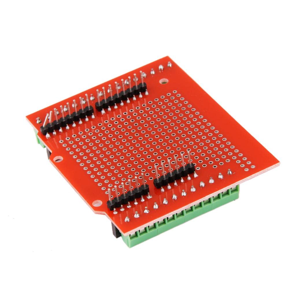 Fenteer Modulo PCB Prototipazione Scheda di Espansione Shield Proto per Arduino Uno R3