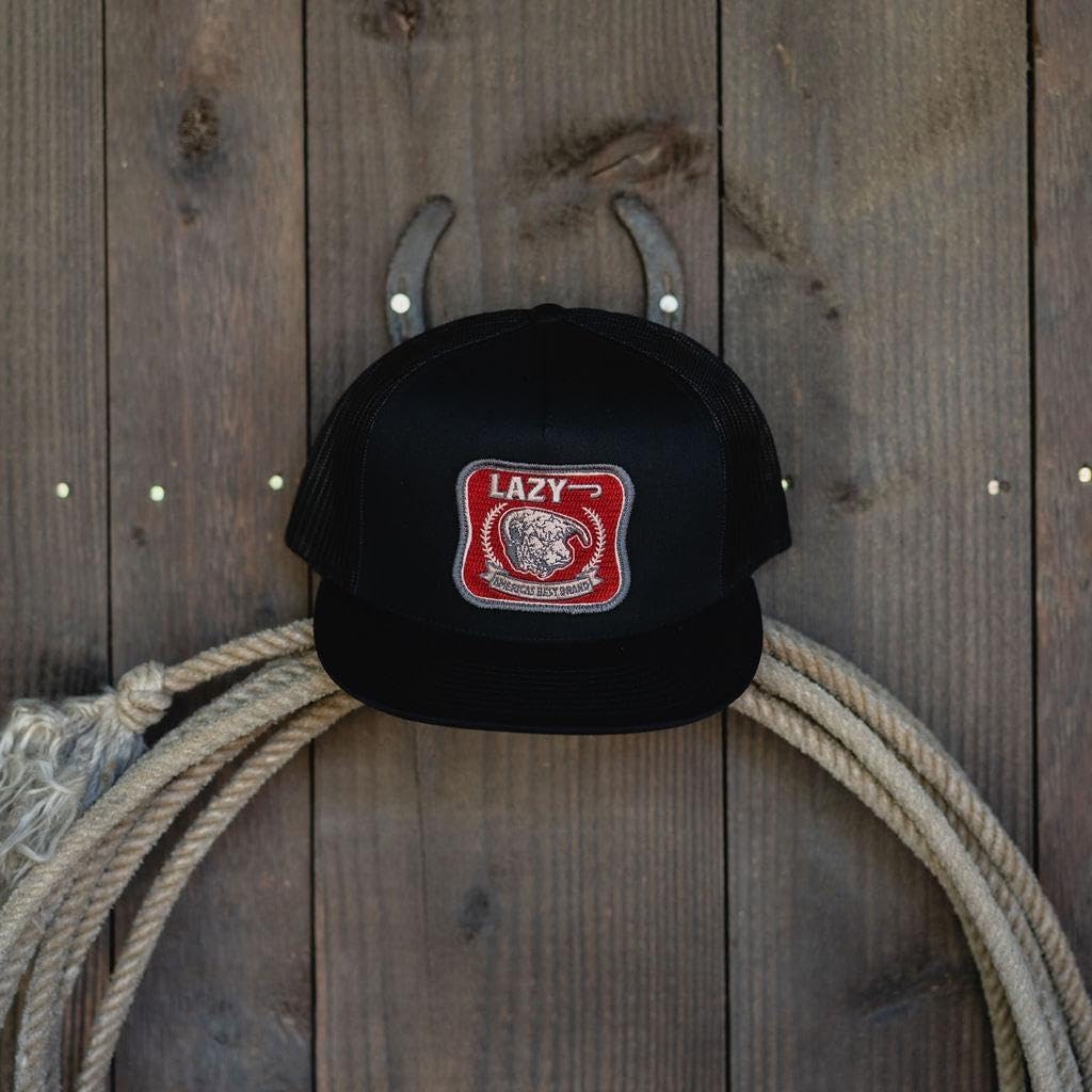 Lazy J Ranch America's Best Patch Classic Rope Trucker Hat- Adjustable Unisex Country Hats, Vintage Trucker Hat - Image 6