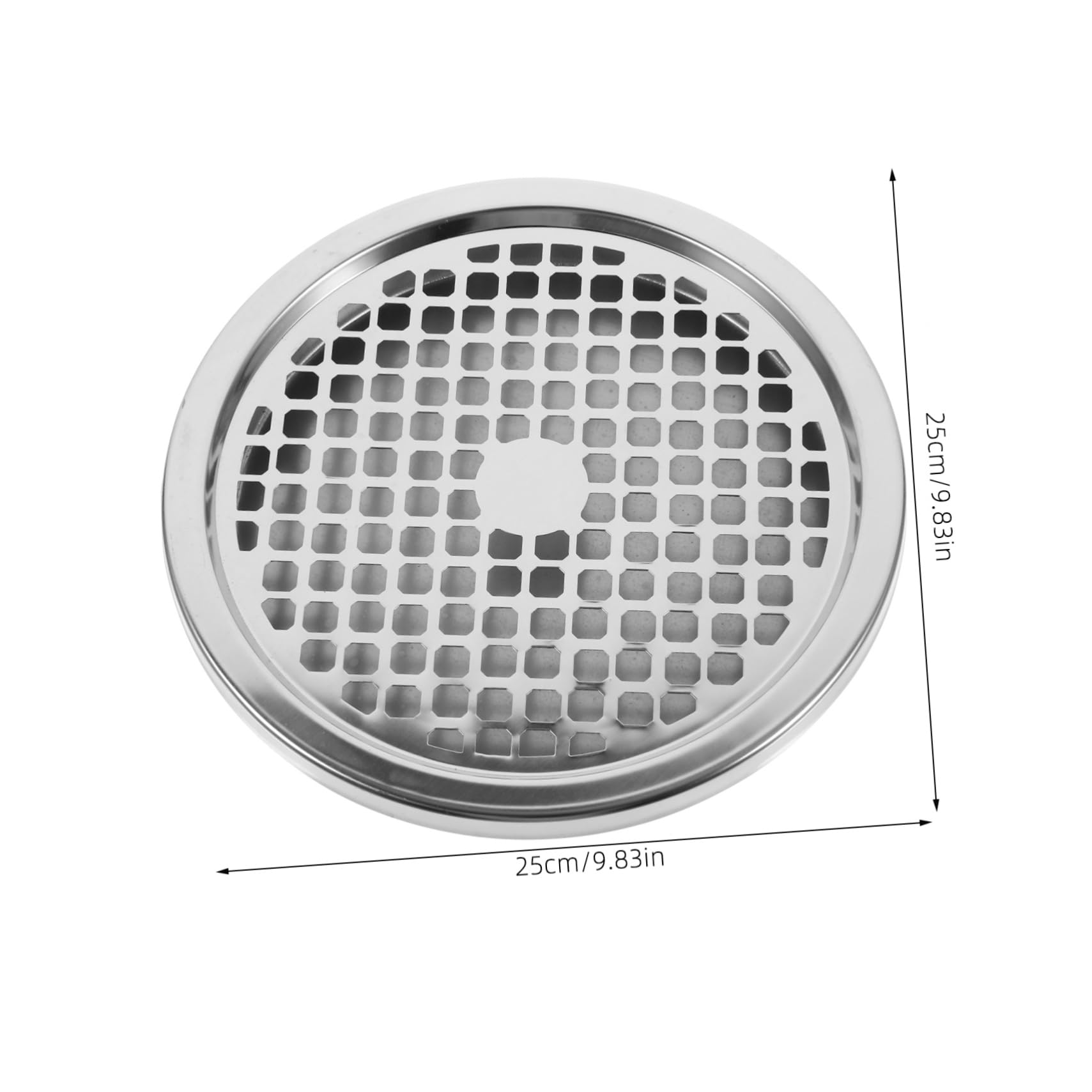 HOOTNEE 1 Set Metallic Trash Can Cover with Grid Lid Outdoor Trash Can Ashtray for Hotels and Commercial Use Stylish and Functional Design for Cigarette Disposal