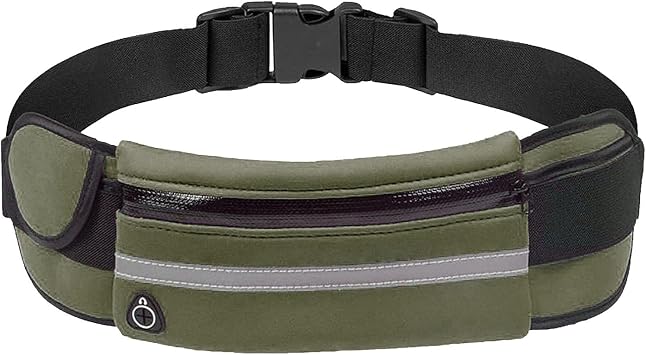 Slim Running Belt, Waterproof Fanny Packs for Women,Phone Holder for Running,Reflective Waist Bag for Women,Runners Belt Pouch,Money Belt,Waist Pack for Travel Camping Workout Running