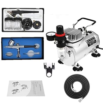 Amazon | Speder エアブラシ コンプレッサーセット エアーブラシ