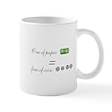 CafePress One Of Paper Equals Four Of Coin Mugs 11 oz (325 ml) Ceramic Coffee Mug
