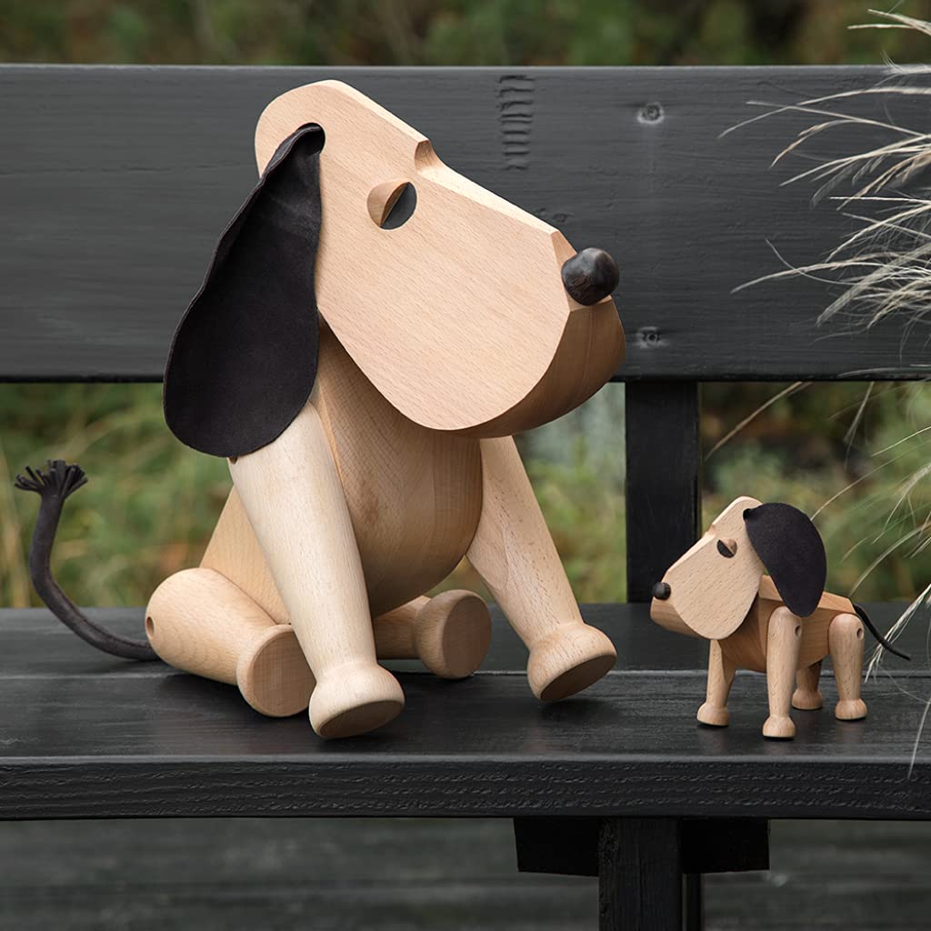 Amazon.com: ARCHITECTMADE | HANS BØLLING | Wooden Figure Dog