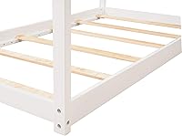 Vista 13 de Bastidor para cama tamaño Twin, con techo y cerca, no incluye box spring