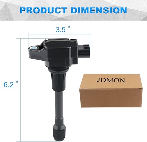 Miniatura 7 de JDMON Bobinas de encendido de repuesto para Infiniti G37 M37 Q50 Q60 QX50 QX70 Nissan 370Z sustituye a 22448-EY00A UF617 UF-617 Coil Pck