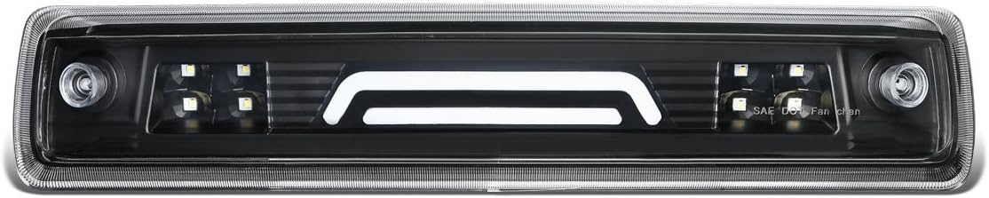 DNA MOTORING 3BL-COLO15-3D-LED-BK Black Housing 3D LED Third Tail Brake Light [Compatible with 15-18 Colorado/Canyon]