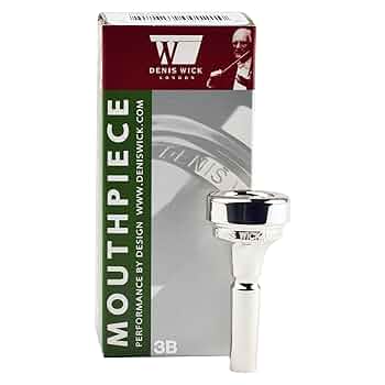 Denis Wick 3B 金メッキ　コルネット用　マウスピース デニス・ウィック コルネットマウスピースHeritage(リム・カップ