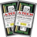 A-Tech 32GB Kit (2x16GB) RAM for Acer Aspire 5 A515-43 Laptop | DDR4 2666MHz SODIMM PC4-21300 (PC4-2666V) Non-ECC 1.2V 260-Pin Memory Upgrade Modules