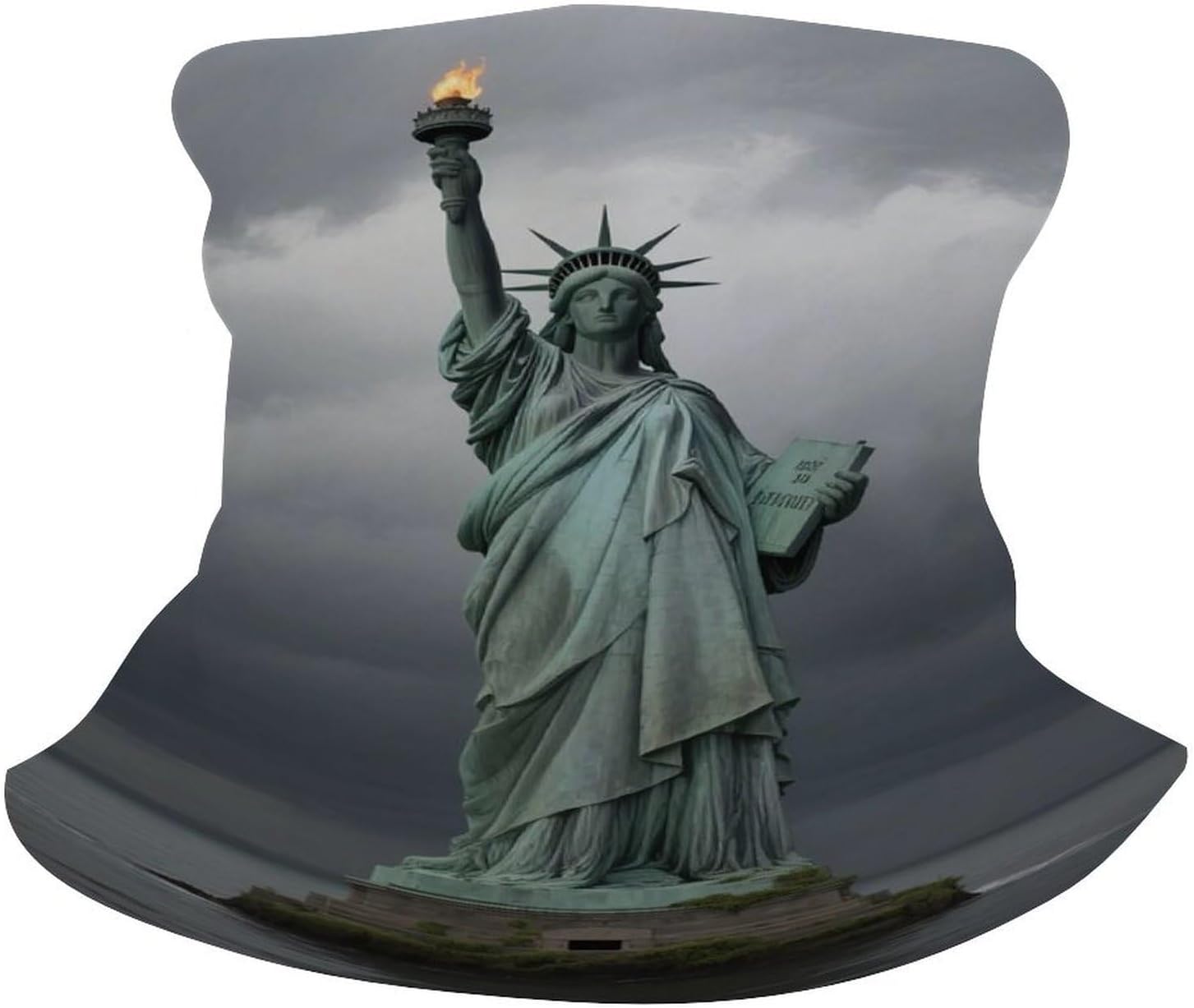 Sun UV Protection Neck Gaiter Upf 50+ Balaclava Ski Statue of Liberty Face Mask Summer Face Cover Scarf Breathable Bandana for Fishing Hunting Kayaking Hiking Cycling Outdoor Activities