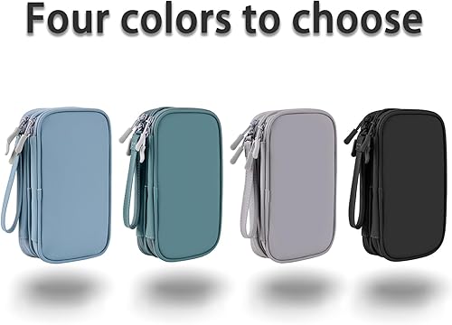 Miniatura 7 de Funda organizadora electrónica, bolsa de cable de viaje Tech para cablecargadoraccesoriosteléfonobanco de energía