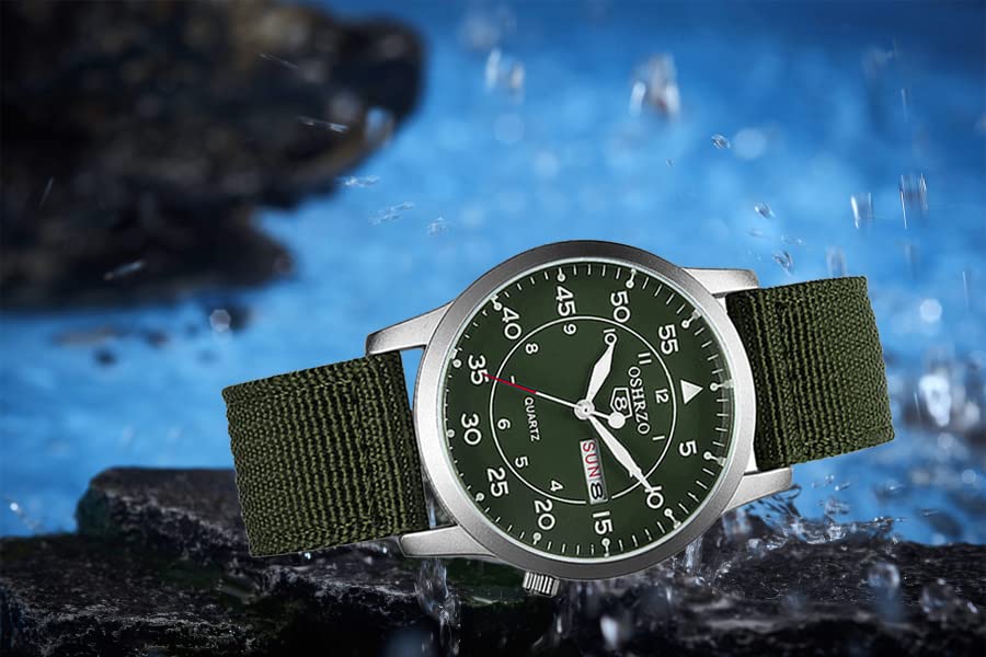 Image of Gosasa Unisex Military Watches Sport Textile Nylon Strap Stylish Men Watch Luminous Fashion Watches Analog Display Quartz Waterproof Casual Wristwatch