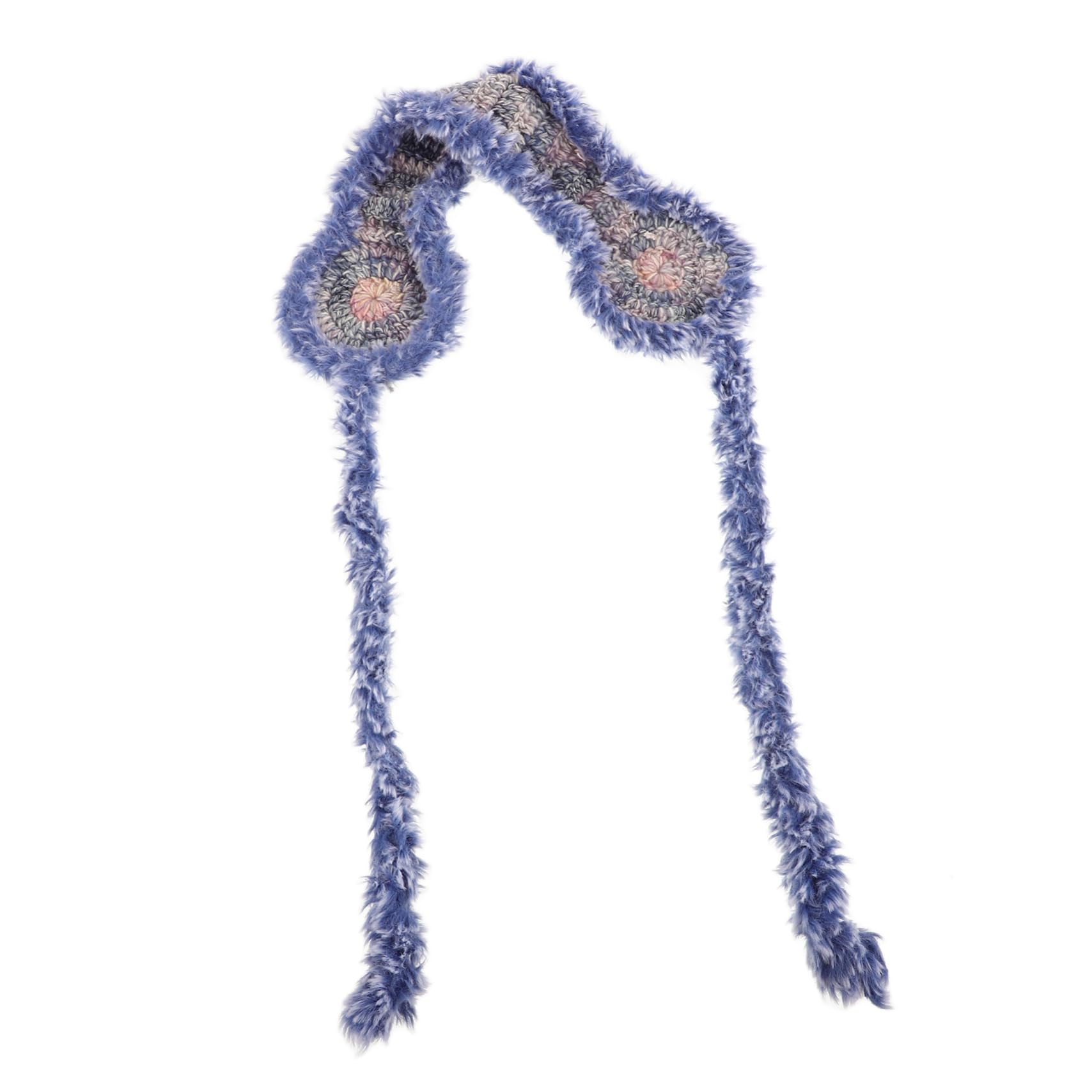 Homoyoyo Gradient Knit Ear Muffs Stylish Warm Winter Ear Covers for Men Women Boys and Girls Adjustable Comfortable Cold Weather Protection