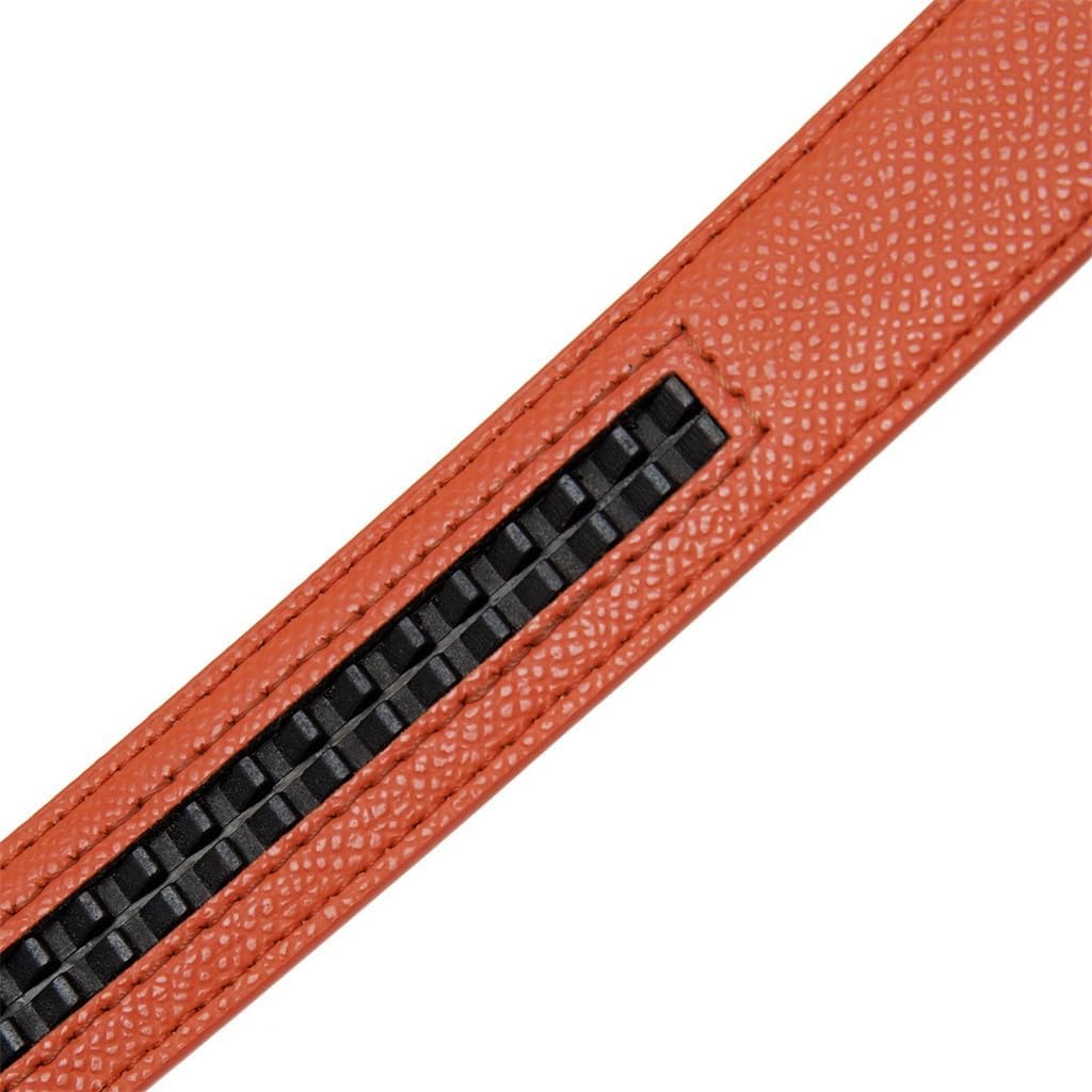 Women's Automatic Belt Body 2.4CM Microfiber Bright Color Matching image 5