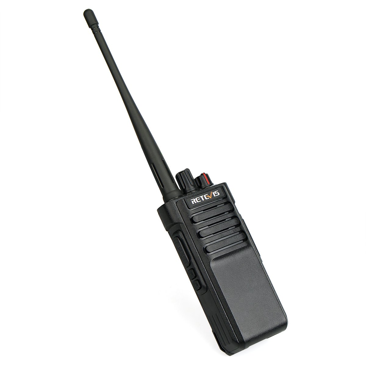 Retevis RT29 Walkie Talkie Lungo Raggio, Professionali Ricetrasmittenti Portatile con 3200 mAh, 16 Canali CTCSS/DCS VOX Ricaricabili Walkie-Talkie per Caccia, Sicurezza (Nero, 2 Pezzi) | 3200 mAh, 16 Canali CTCSS DCS VOX Ricaricabili Walkie-Talkie per Cac
