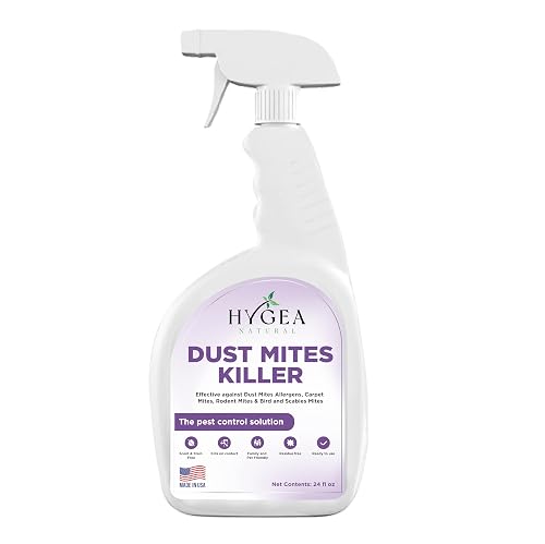 Hygea Natural Dust Mite Killer Spray - Eliminates Dust, Carpet,