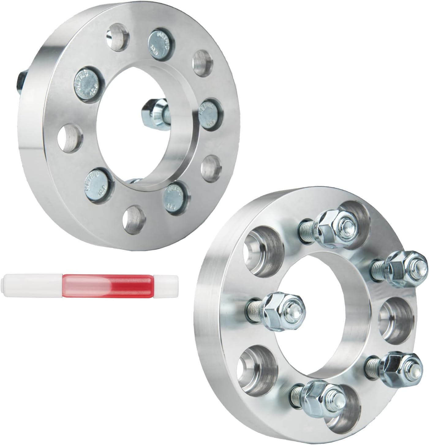 PHILTOP 5x114.3 to 5x100 Wheel Adapters 1 inch for Dodge, 2 Pcs Lug Wheel Adapters (Changes Bolt Pattern) with 73.1mm Hub Bore M12x1.5 Studs fit for 1995-2014 Avenger, 1989-2007 Caravan