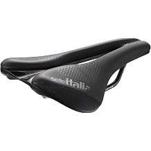 Selle Italia Novus Boost Evo TM Superflow X-Cross Saddle - MTB & Gravel Bike Saddle, Gel Padding, Manganese Rails, Shock Absorption, Pressure Relief Cut-Out