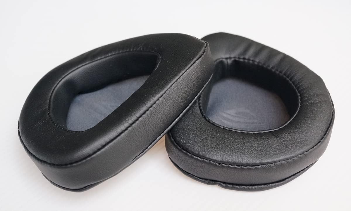 V-MOTA Earpads Compatible with ASUS ROG Delta Core USB-C Rebupuc of Gaming Headset, Replacement Ear Pad Repair Parts (Leather)
