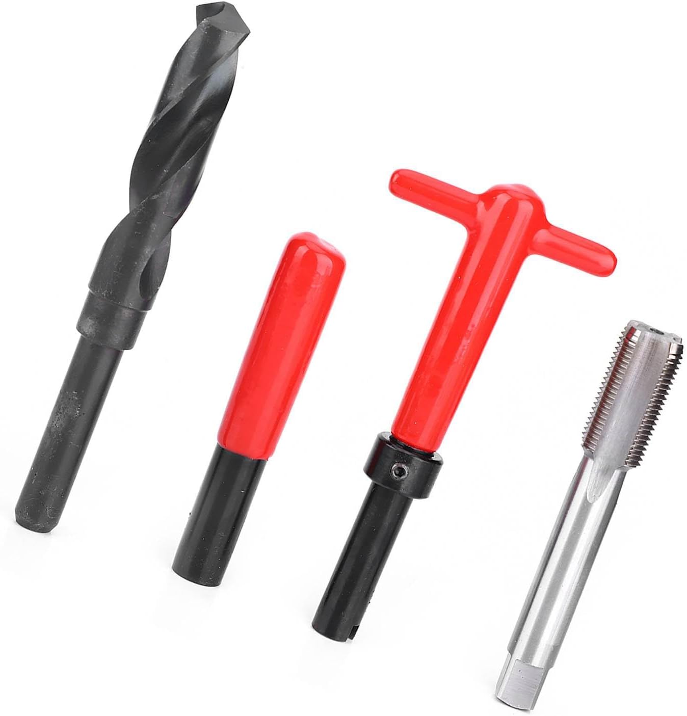 Walfront 10Pcs Thread Repair Kit, Stainless Steel M18x1.5, Efficient Damage Repair for Auto Parts and High Voltage Applications