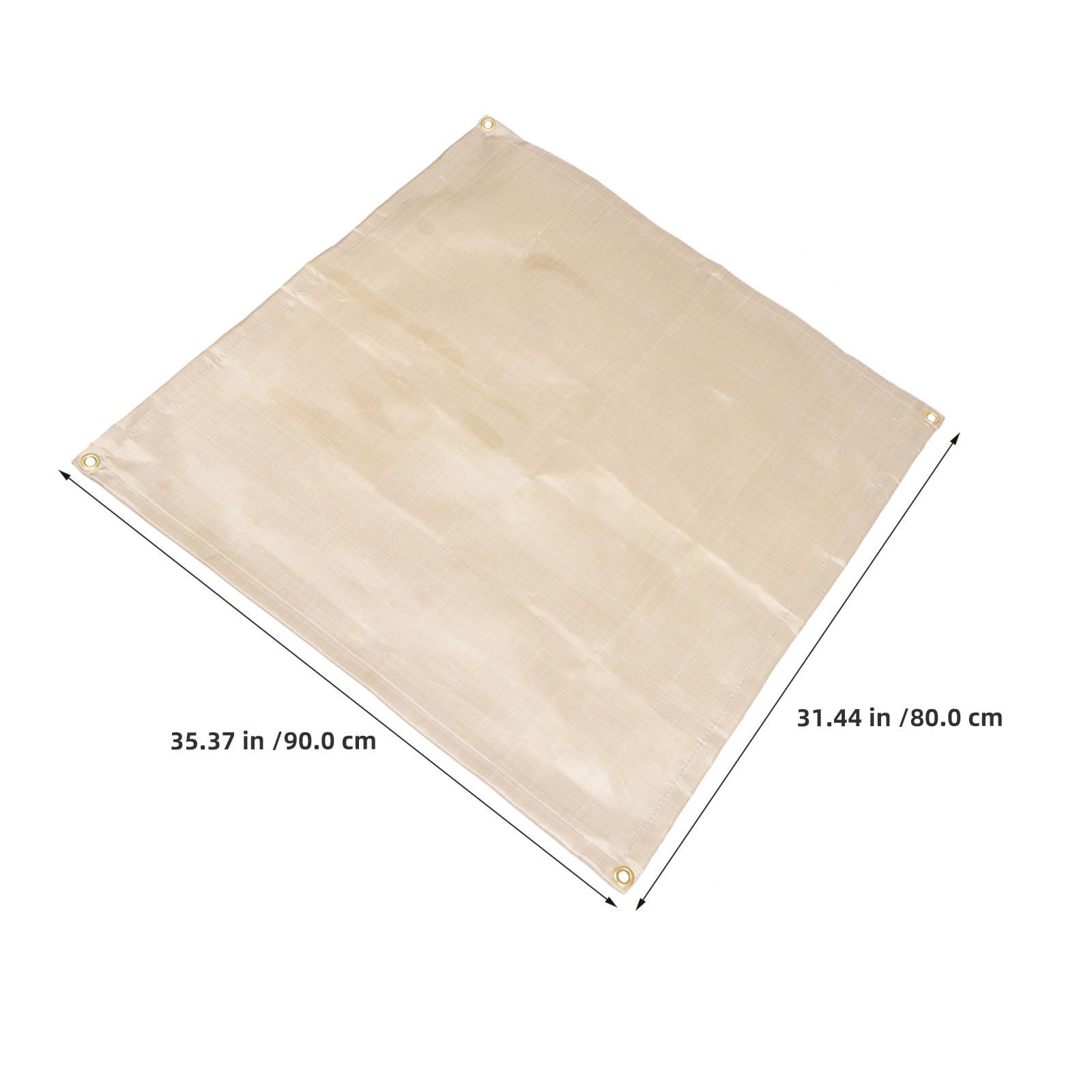 Manta Ignífuga de Fibra de Vidrio 80x90cm para Cocina | Uso Exterior Emergencias, Resistencia Térmica y Retardante del Fuego, Ligera y Duradera