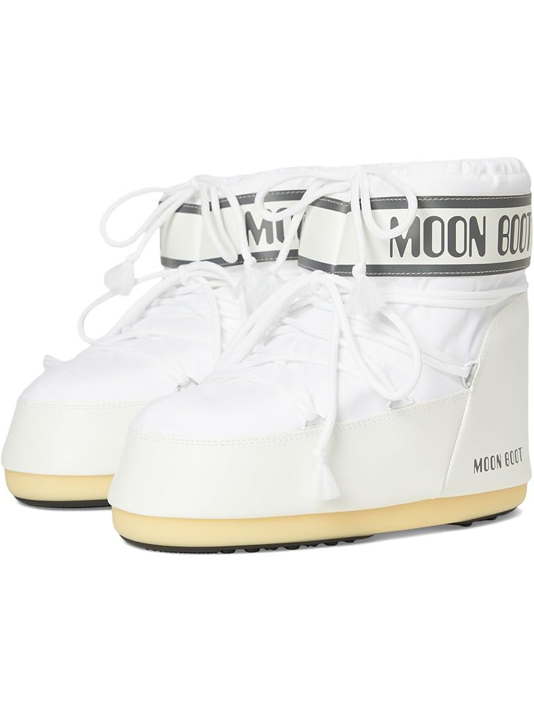 White MOON BOOT Icon Low Nylon