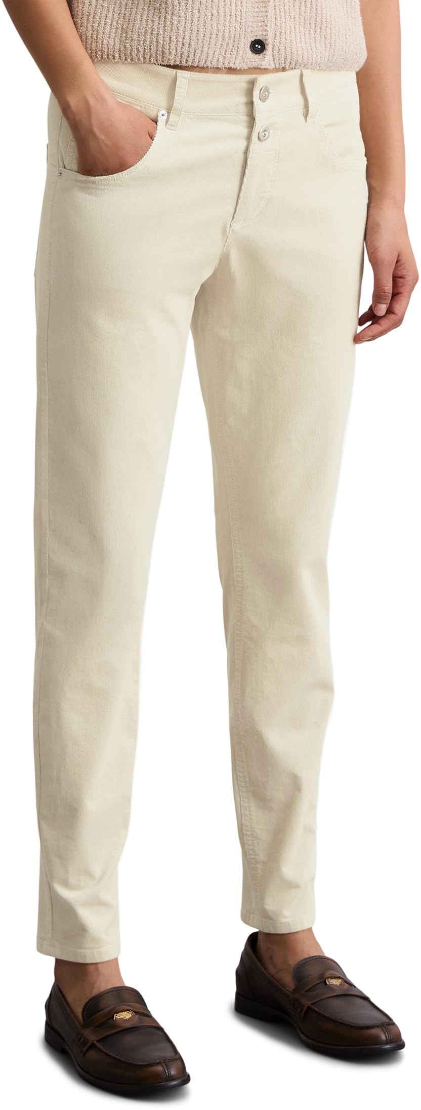 Marc OߴPolo Damen Cordhose Cropped Boyfriend Fit