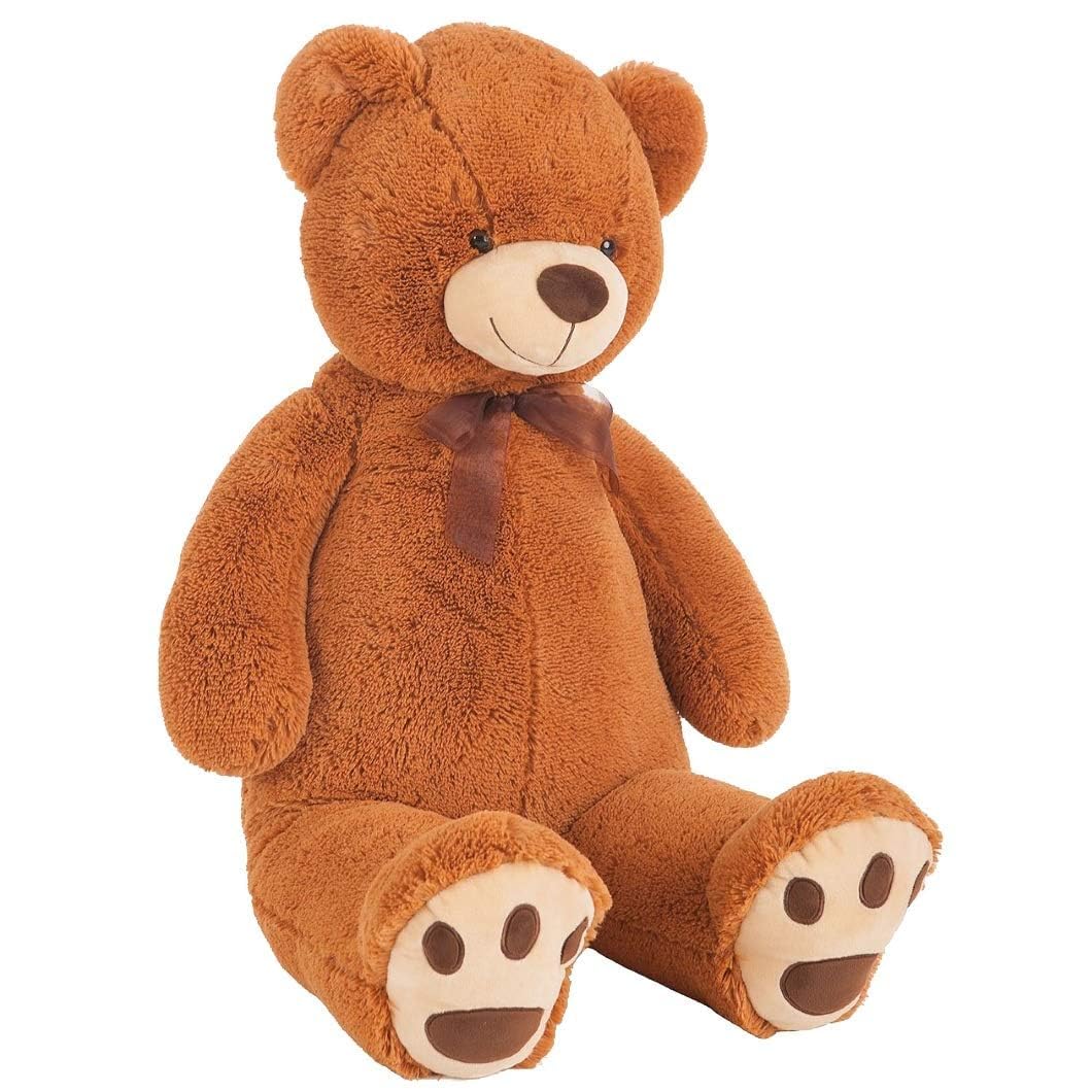 Creaciones Llopis - Oso de Peluche Gigante 100 cm Altura – Peluche XXL Súper Suave – Diferentes Modelos. (Beis) - 5