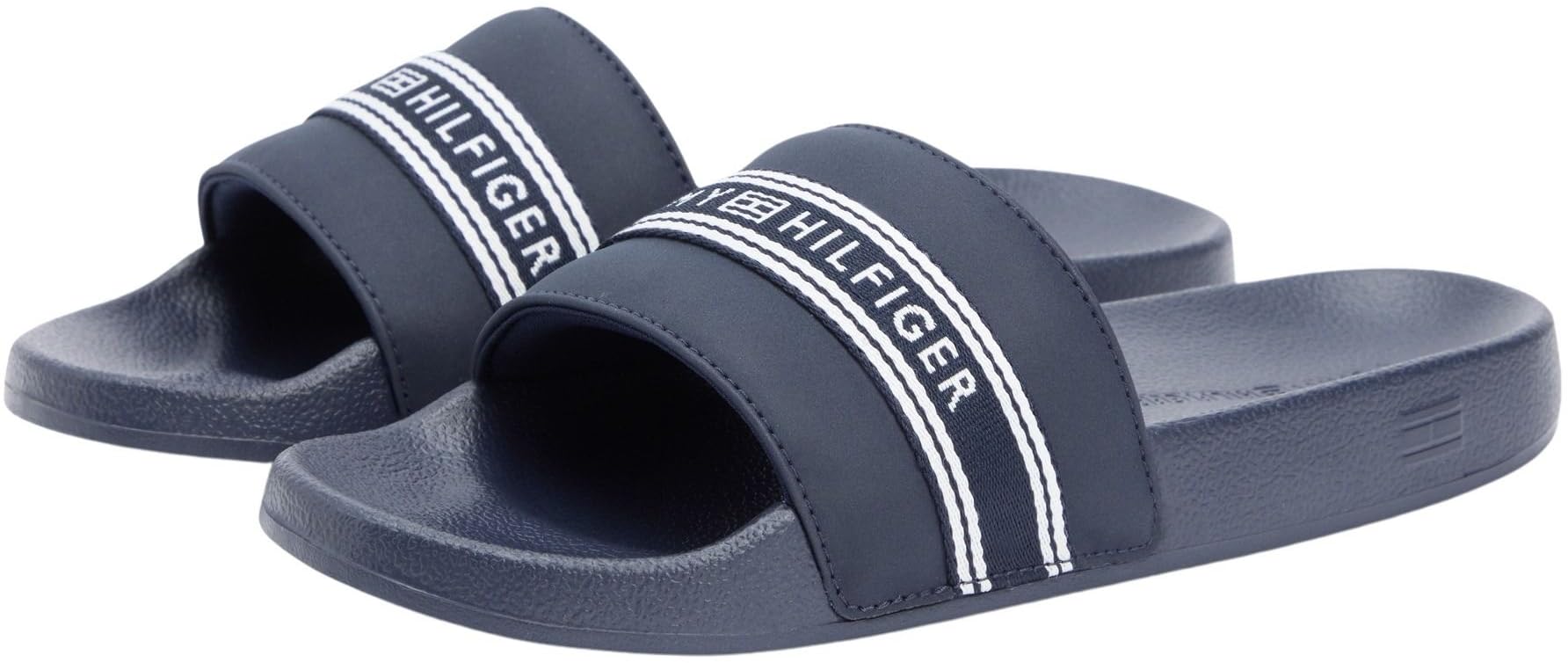 Tommy Hilfiger Th Webbing Pool Slide Fw0fw09359 DiapositiveDonna