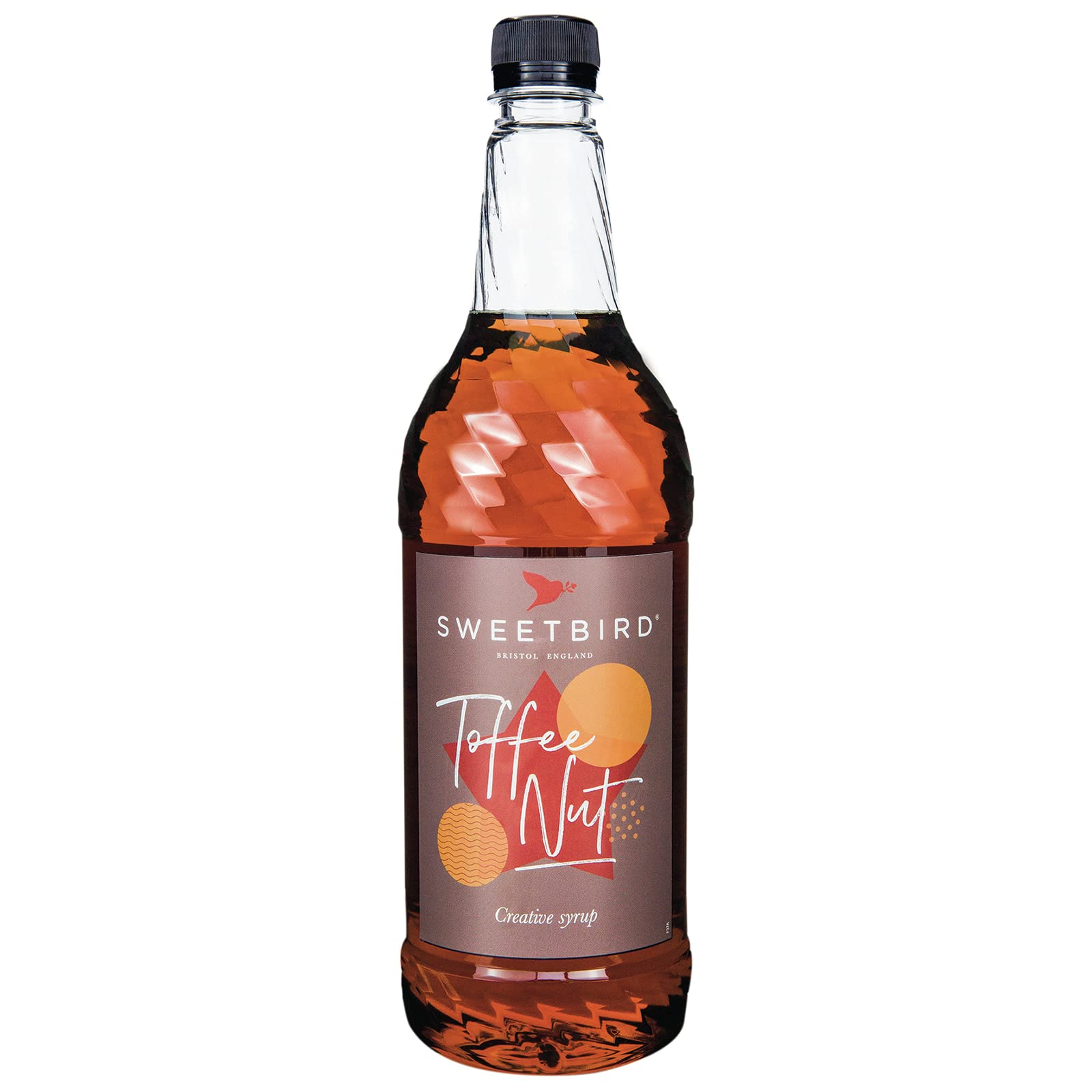 Sweetbird Toffee Nut Syrup (1 Litre) - Vegan Friendly