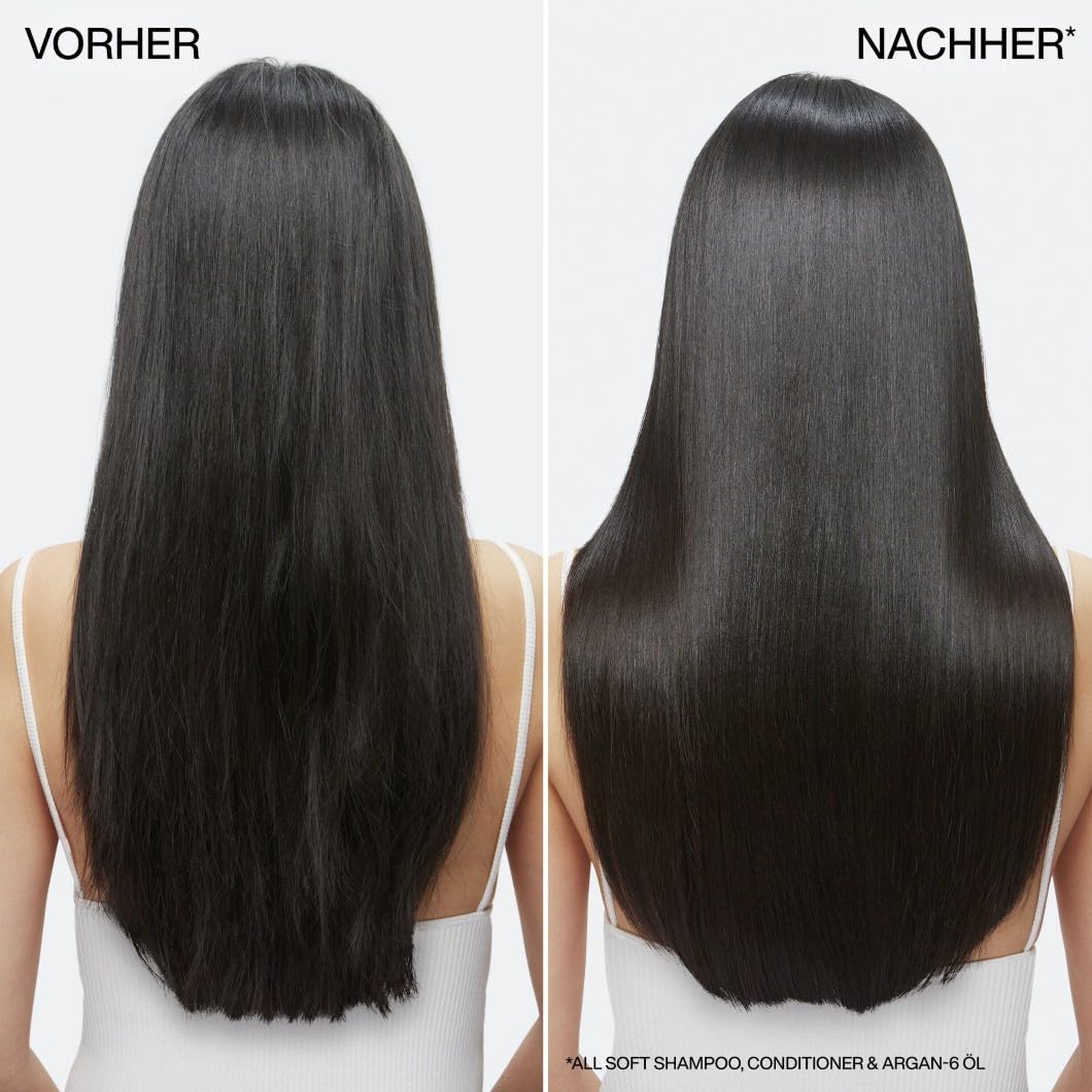 Redken All Soft Weihnachtsset, Geschenksert mit All Soft Shampoo, Conditioner & Leave-In für trockenes Haar, Zur intensiven Versorgung der Haare mit Feuchtigkeit, Verleiht Geschmeidigkeit und Glanz
