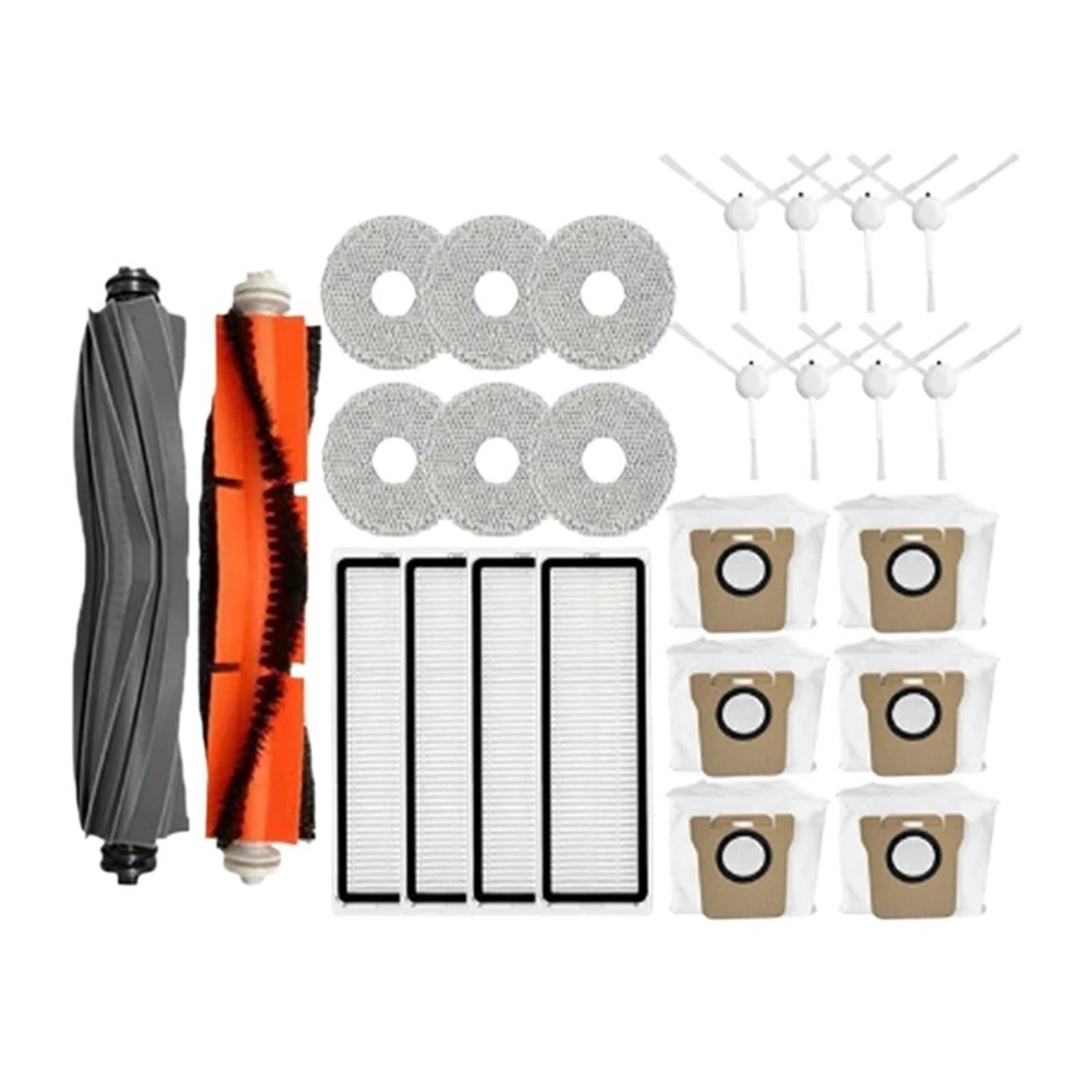 Side Brush Filter,Fit For Xiaomi, Mijia Omni 1S B101CN B116 X10+/Dreame L10S Ultra S10 Pro Main Mop Dust Bags zestaw filtrów i szczotek do odkurzacza