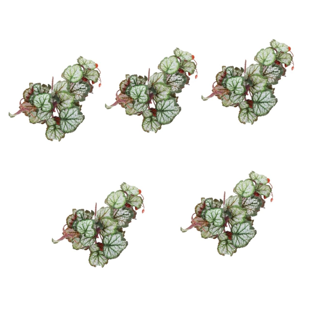 DOITOOL 5piezas Planta Acuática Artificial para Acuario y Terrario Decoración De Reptiles Simulación Natural Material Seguro para Mascotas y Acuarios