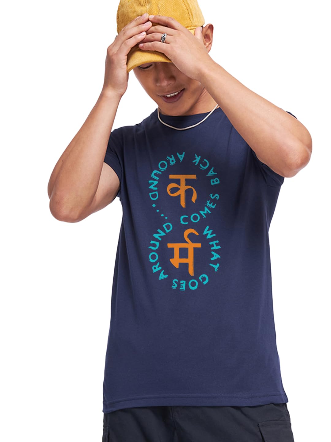 bewakoof Men's Cotton Graphic Print Regular Fit Half Sleeve Round Neck T-Shirt | Tshirt for Man | Tshirt for Men Cotton | Tshirts for Men Stylish | Casual Wear | Street Wear-picture-32