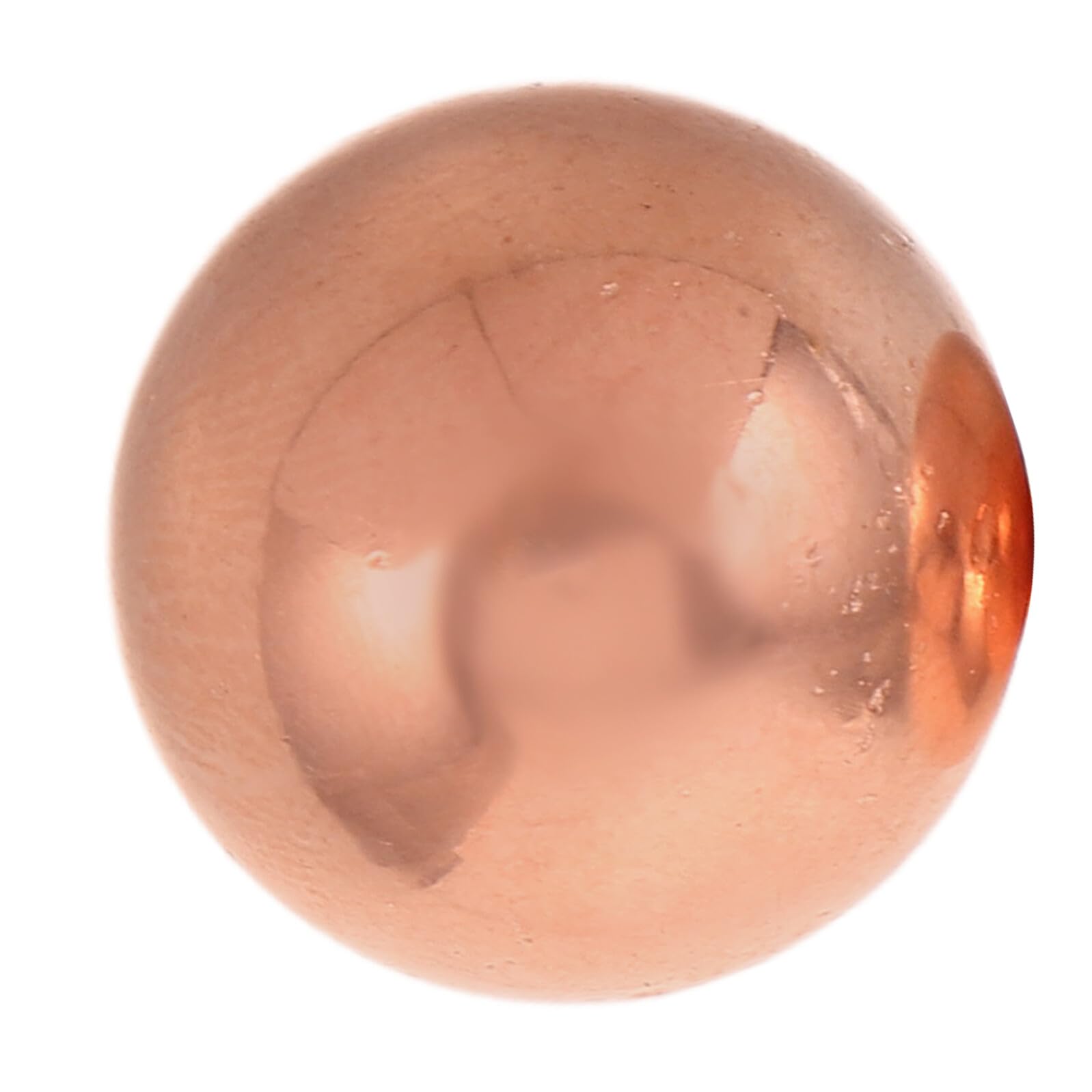 Bola de Cobre Puro de 2 Cm para Baño de Pájaros, Accesorio de Limpieza Natural para Bebederos, Mantenimiento de Estanques en Jardín Exterior y Patio Trasero, Decoración Resistente