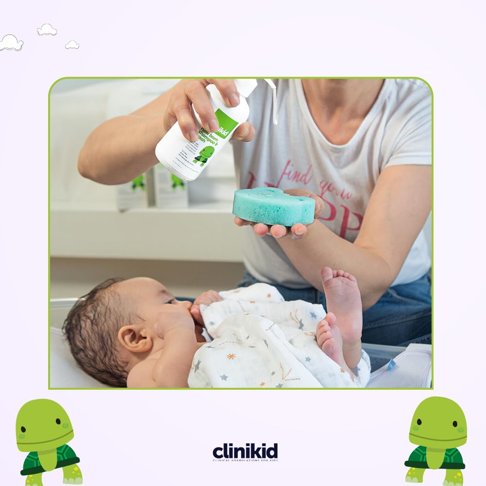 Newborn Shampoo & Body Wash, Tear-Free Baby Shampoo and Body Wash for Baby's Sensitive Hair and Skin, 8.45 Fl Oz (4)