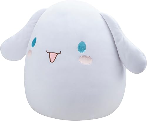 Miniatura 2 de Squishmallows Peluche original de Sanrio Cinnamoroll de 14 pulgadas, peluche oficial de Jazwares grande y ultrasuave