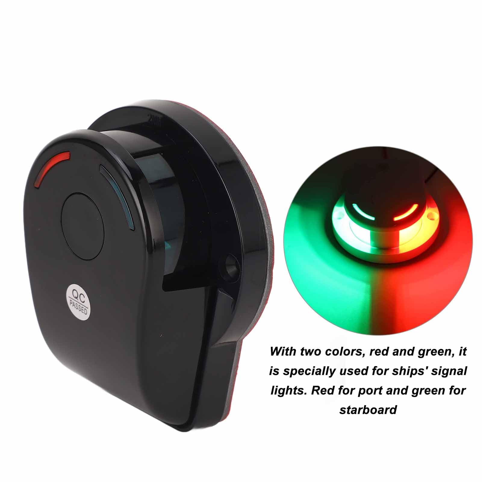 KLLJRFW Rotes & Grünes Buglicht Für Boote – 12V LED Navigationslicht – IP67 Wasserdicht – Für Yachten & Schiffe Bis 20 M – 2 Meilen Reichweite KLLJRFW Rotes & Grünes Buglicht Für Boote – 12V LED Navigationslicht – IP67 Wasserdicht – Für Yachten & Schiffe Bis 20 M – 2 Meilen Reichweite