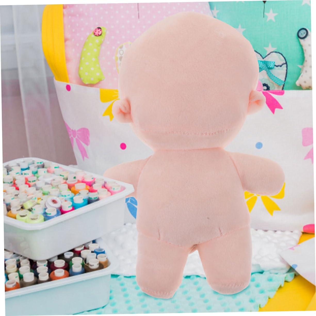 Didiseaon 2 pezzi Peluche Piccola Portatile Corpo Liscio per Fai da Te Giocattolo Adorabile e Vuoto per Progetti Creativi Forniture per Creazione DIY