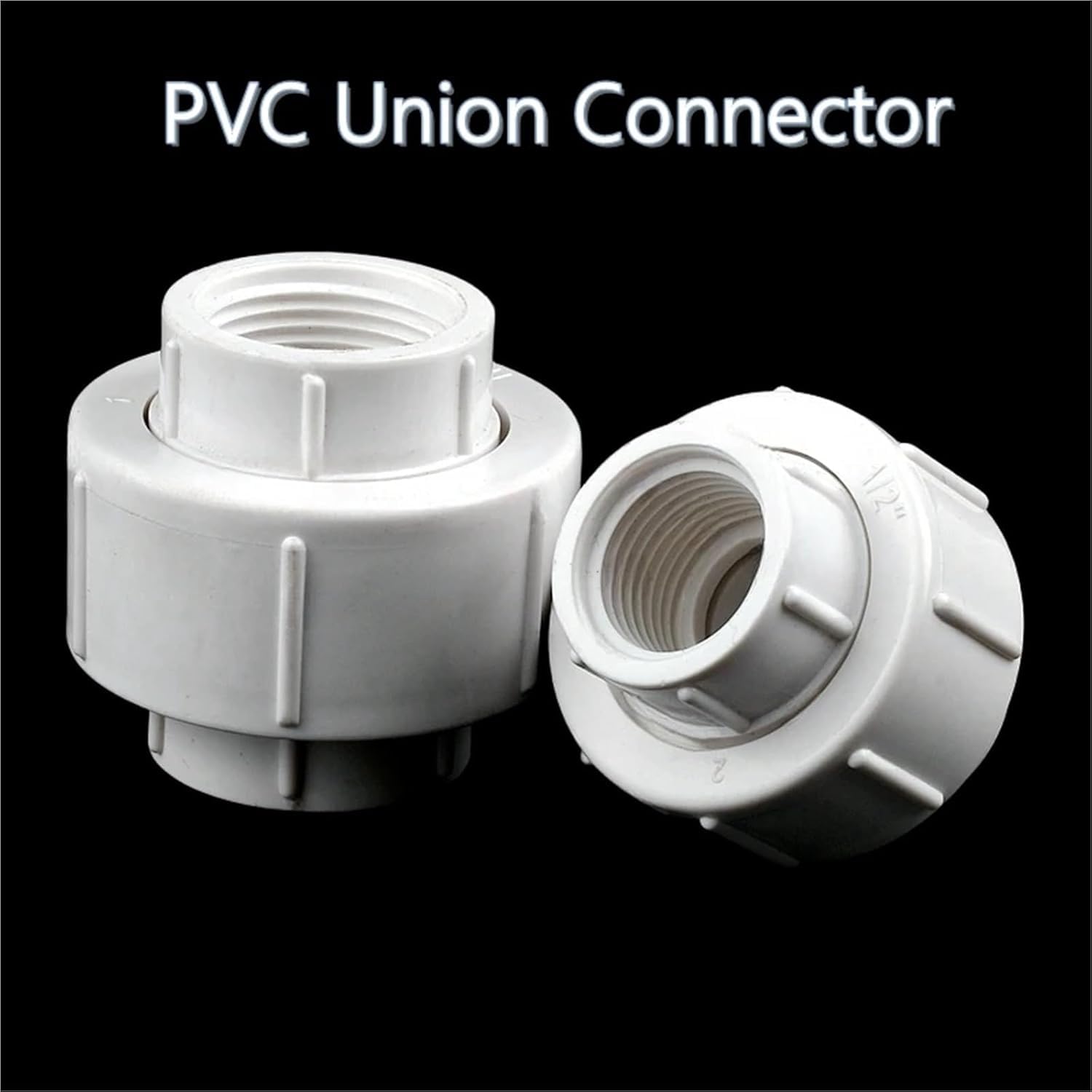 Conector de manguera Conector de tubería de agua, 1 pieza, rosca hembra de 1/2'', 3/4'' y 1'', conector de PVC, accesorio for tubería de agua, adaptador de riego for plantas de jardín y peceras.