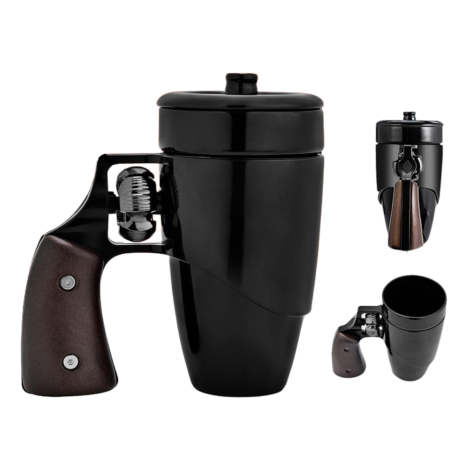 Mug noir 12 Oz pour café et thé | Tasse polyvalente toutes saisons