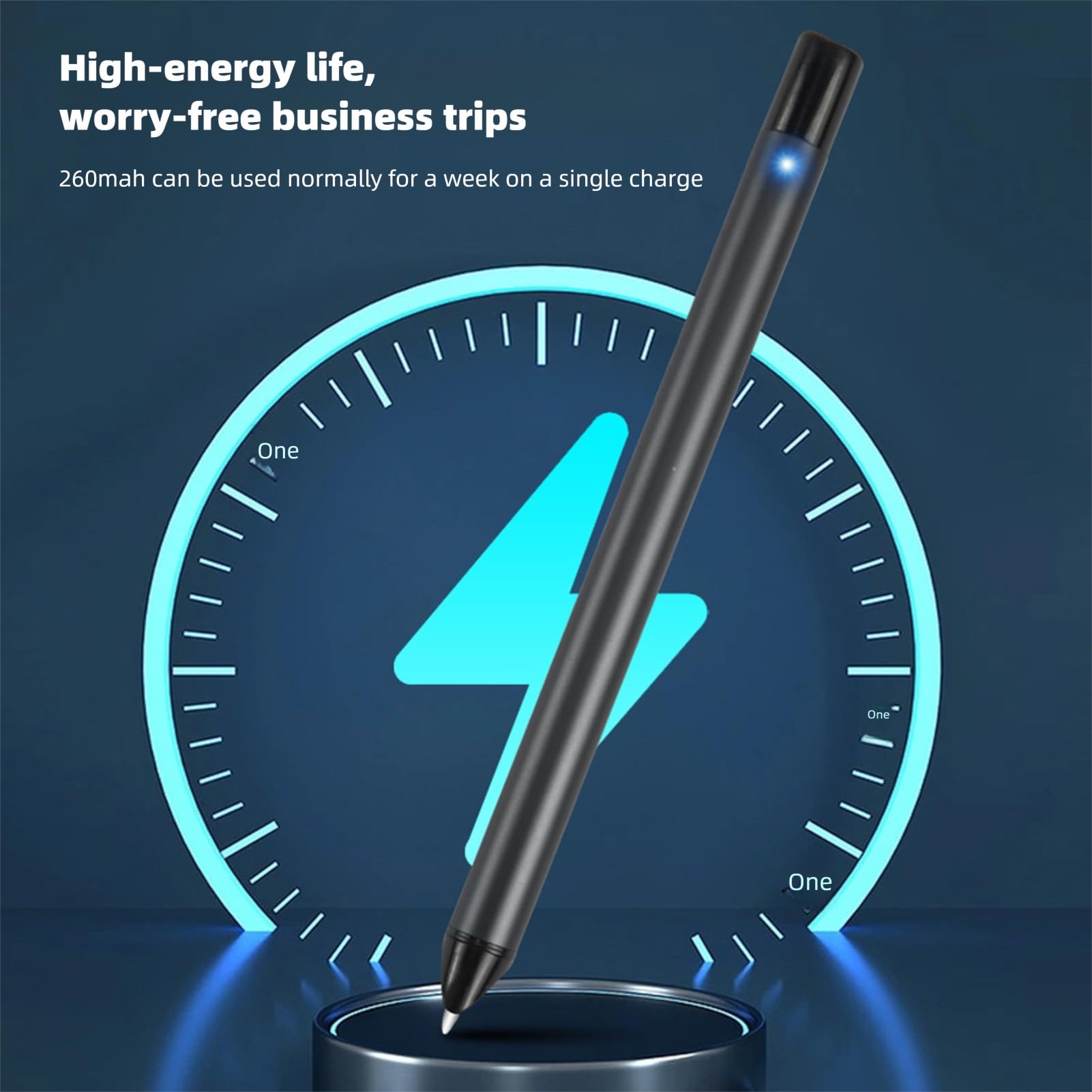 VBESTLIFE Smart Pen Digital Notebook -Set, 3 in 1 OCR Texterkennung Echtzeit Sync Bluetooth 5.0 Digitales Schreibpad für Smartphone -Tablet (Leinenmuster blau)