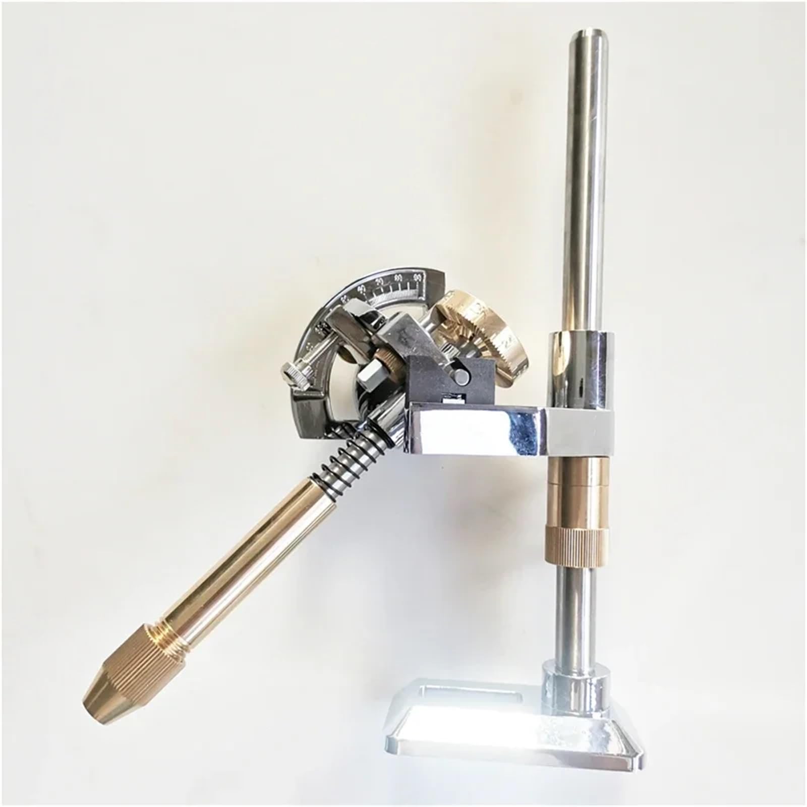Szlifierka kątowa do polerowania kamieni szlachetnych, manipulator miedziany, regulacja wysokości, szlifowanie jadeitu z podziałką Kompaktowy, przenośny(64-scale robotic arm)