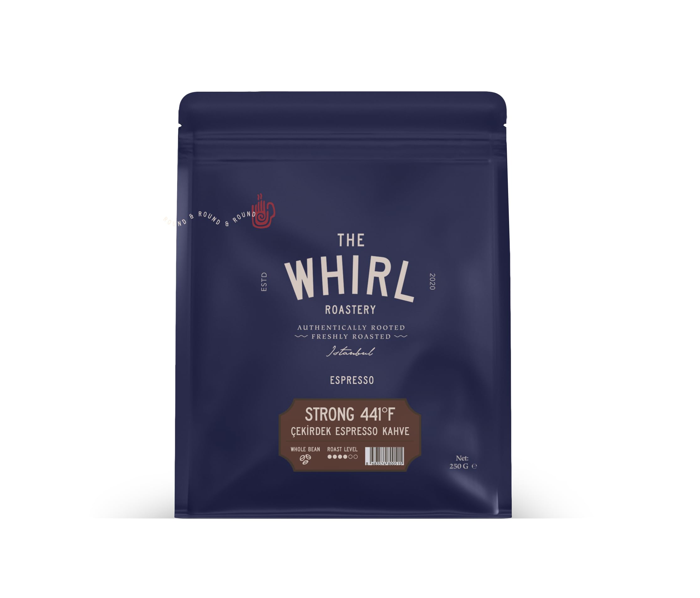 THE WHIRL Espresso Strong 441°F Çekirdek 250 g