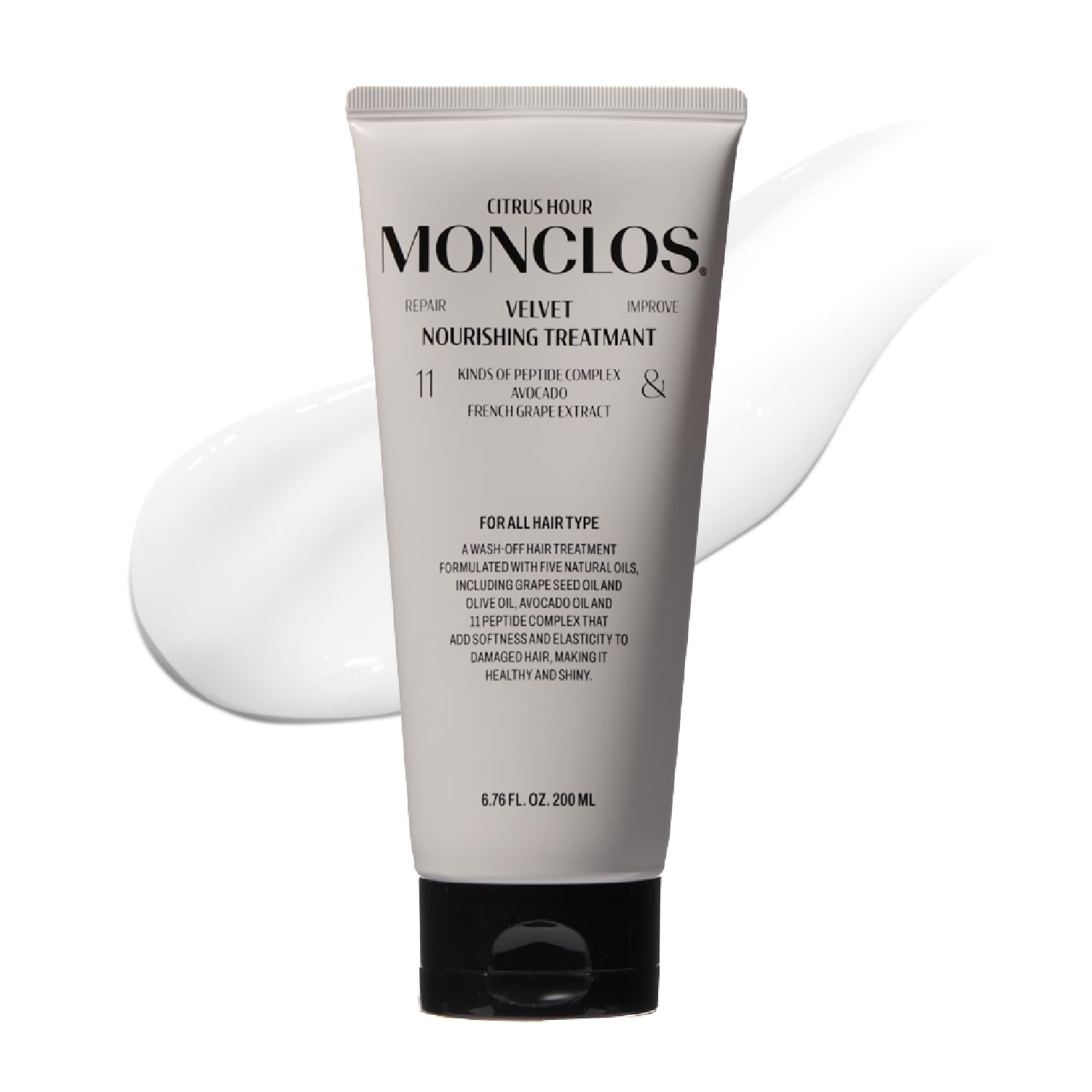 Velvet Hair Treatment – Deep Conditioner & Repair Mask for Dry, Frizzy, Damaged Hair. Nourishing Glass Hair Treatment. K-Beauty, Peptides, Argan Oil (6.76 fl oz) Velvet Hair Treatment – Deep Conditioner & Repair Mask for Dry, Frizzy, Damaged Hair. Nourishing Glass Hair Treatment. K-Beauty, Peptides, Argan Oil (6.76 fl oz)