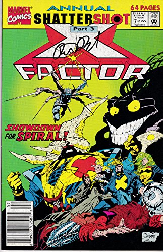 Autographed X-Factor #7 Annual X-Men Signed Peter David VF/NM PDF