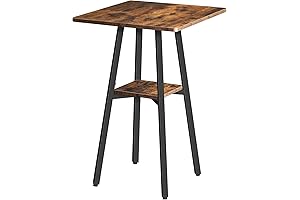 HOOBRO 2-Tier Bar Table: The Ultimate Entertaining Solution