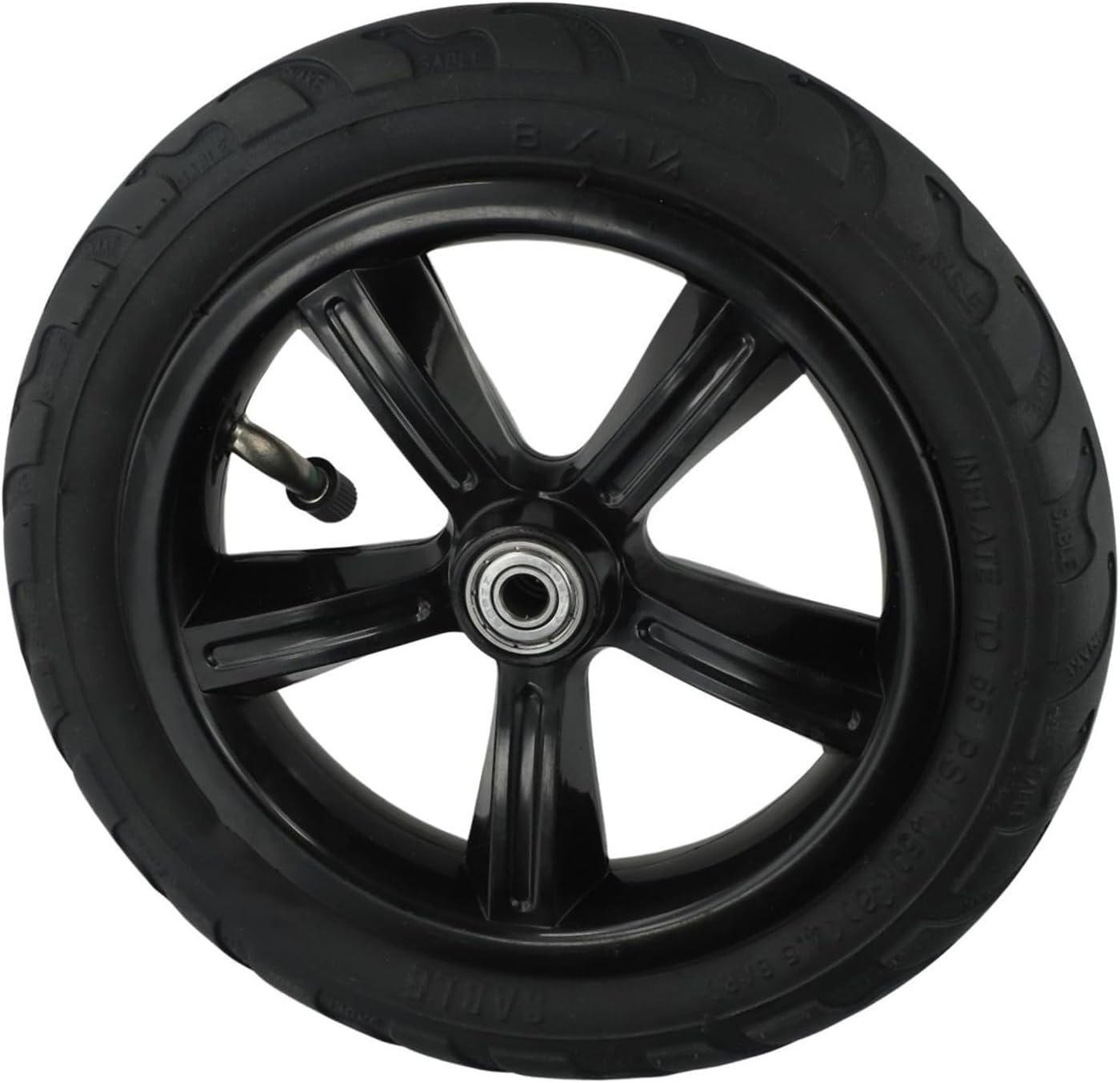 8 Inch Scooter Wheels,Pneumatic Tire Inflatable Full Wheel,200X45mm for Electric Scooter Replacement Parts,Quiet Anti-Skid Shock Absorption